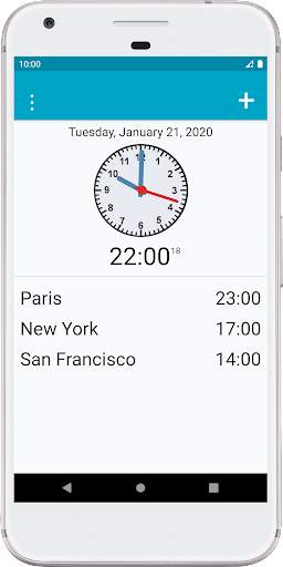 World clock, Alarm, Timer, Sto screenshot 2