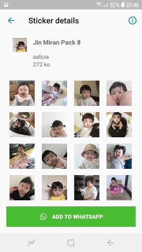 Funny Baby Stickers screenshot 2
