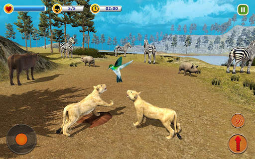 The Lion Simulator - Animal Family Simulator Game screenshot 4