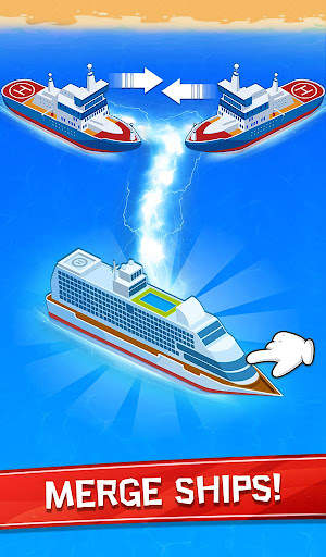 Merge Ship - Idle Tycoon Game screenshot 1