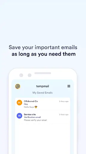 Temp Mail - Temporary Email скриншот 3