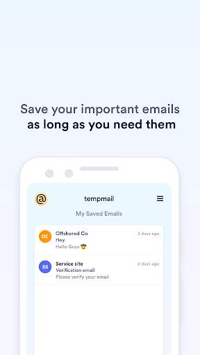 Temp Mail - Temporary Email скриншот 3
