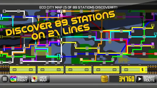 Subway Simulator 2D - city metro train driving sim screenshot 2