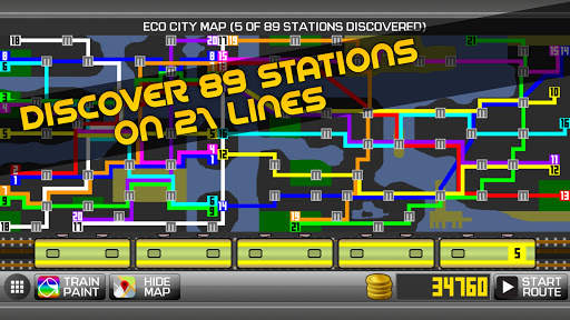 Subway Simulator 2D - city metro train driving sim screenshot 2