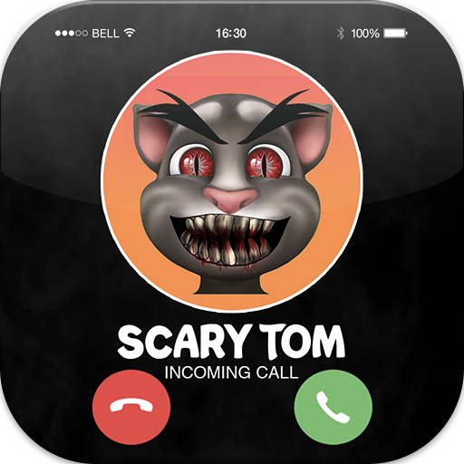 Talking With Tom- Talking Scary Tom Call Simulator icon