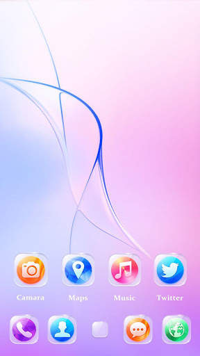 Glass Go Launcher Theme screenshot 2