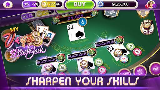 myVEGAS BlackJack 21 Card Game screenshot 1