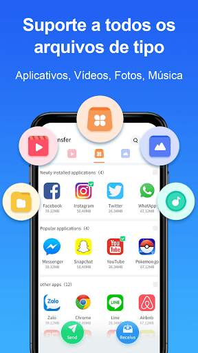 Easy Share - Transferir tudo & Compartilhar apps screenshot 1