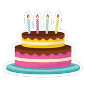 Birthday Stickers for WhatsApp, WAStickerApps logo