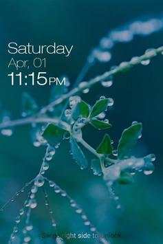 Lock Screen - Water Droplet 6 تصوير الشاشة