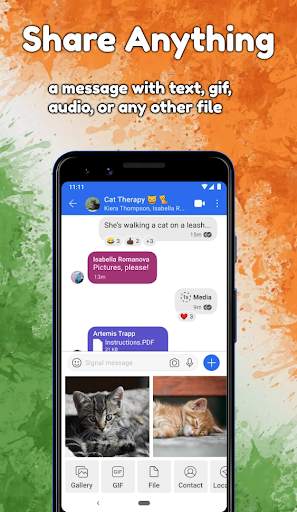 Sandesh App - Indian WhatsApp Made in INDIA screenshot 2