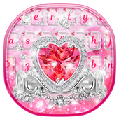 ikon Pink Diamond Princess Keyboard