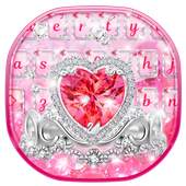 Pink Diamond Princess Keyboard 10001003