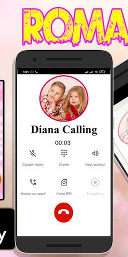Funny Diana and Roma Fake call screenshot 7