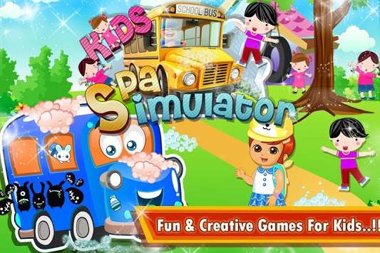 Kids School Bus Spa Simulator screenshot 1