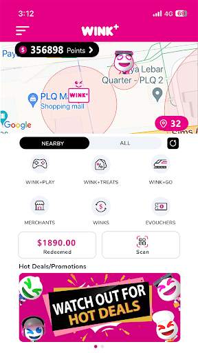 WINK  Singapore Map & Rewards screenshot 2