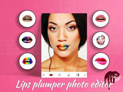 Lips plumper photo editor screenshot 1