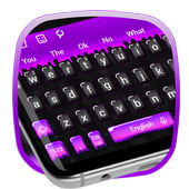 Black Purple Keyboard icon
