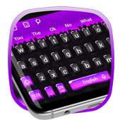 Black Purple Keyboard 10001003