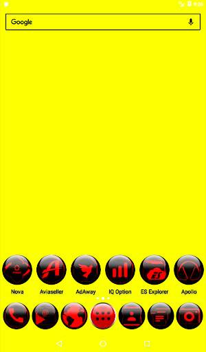 Red Glass Orb Icon Pack скриншот 9