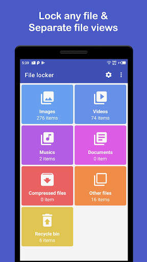 File locker - Lock my files 1 تصوير الشاشة