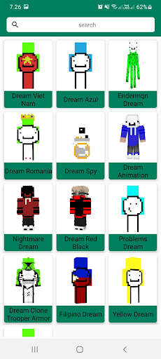 Dream skins for Minecraft PE screenshot 5