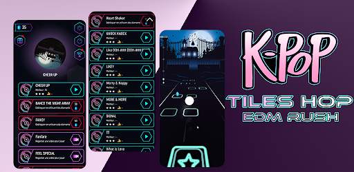 Tiles Hop: KPOP EDM Rush screenshot 1