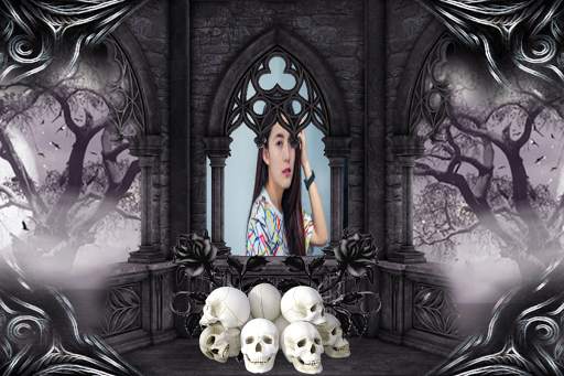 Dark Scary Photo Frame скриншот 5