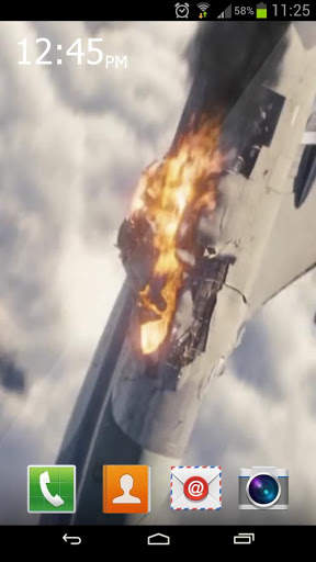 Plane crash!!!  Live Wallpaper screenshot 3