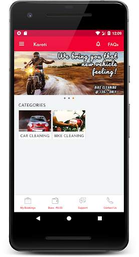 Karoti - Car Wash, Bike Services & RSA screenshot 1