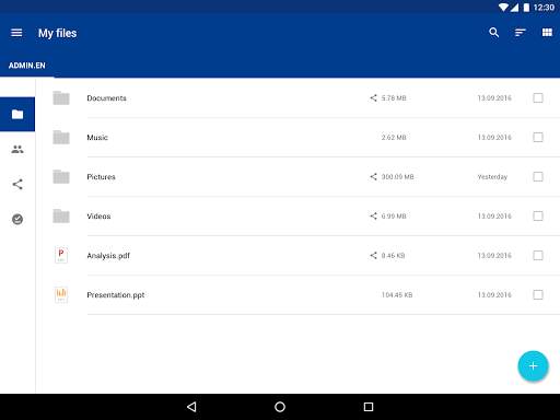 IONOS HiDrive screenshot 8