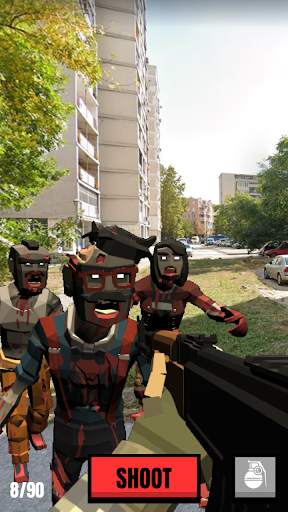 Virus Zombie shooting game - AR screenshot 5