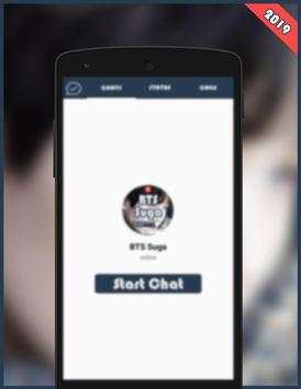 Chat Messenger With BTS Suga screenshot 2