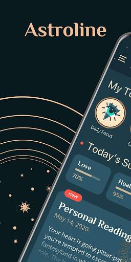 Daily horoscope, palmistry, numerology - Astroline screenshot 1