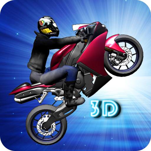 Wheelie Rider 3D - Traffic rider wheelies rider 3