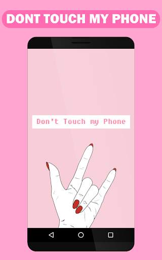 Don't Touch My Phone Wallpaper screenshot 5