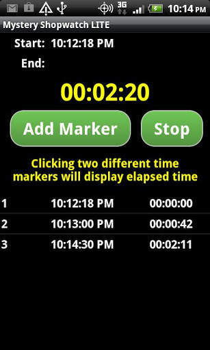 Mystery Shopwatch LITE screenshot 1