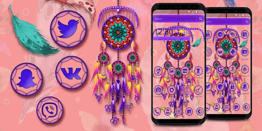 Pink Pastel Dreamcatcher Theme screenshot 4