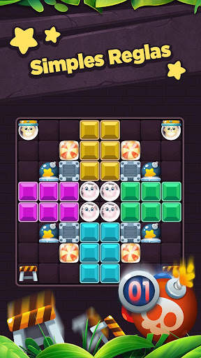 Classic Block Puzzle Game 1010: Free Cat Pop Game screenshot 2