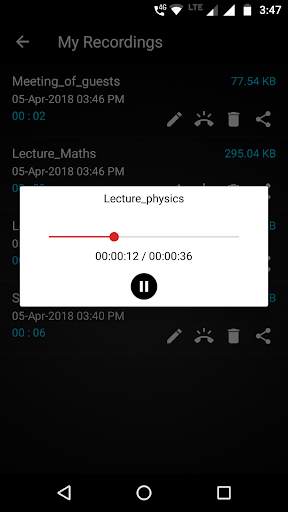 Smart Recorder , Voice Recorder - TapeVoice скриншот 4