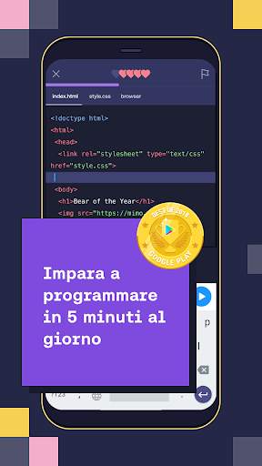 Mimo: Python, JavaScript, HTML screenshot 1