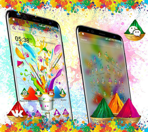 Holi Launcher Theme screenshot 3