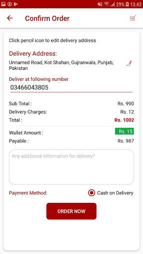 Delivers.pk - Online Food Ordering Service screenshot 6