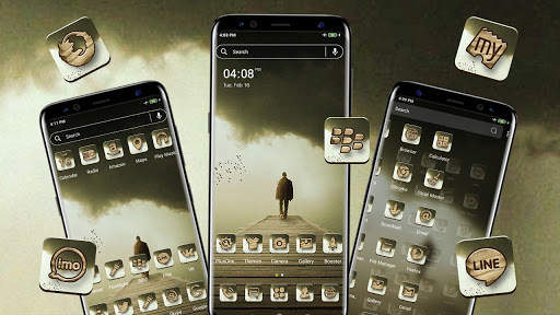 Lonely Man Launcher Theme screenshot 4