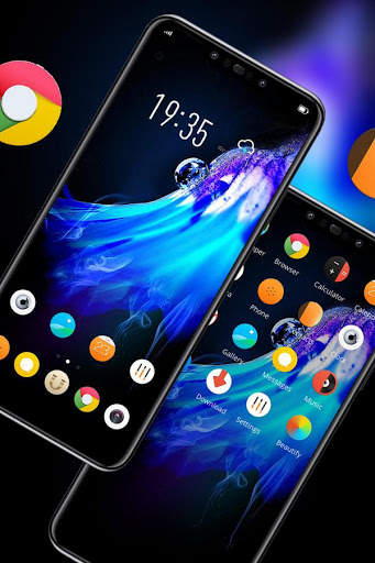 Colorful flower theme for galaxy m30 launcher pack screenshot 1