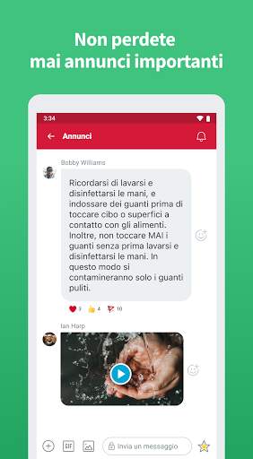 Messaggistica di Crew screenshot 7