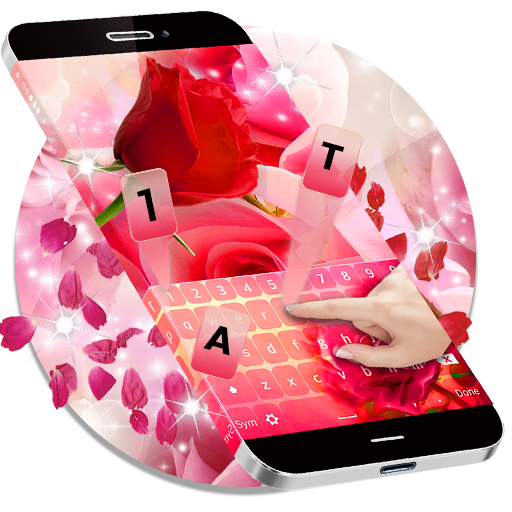 New Pink Rose Keyboard 2019 icon
