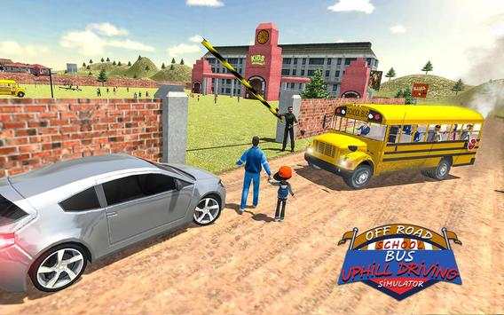Off Road School Bus : Uphill Driving Simulator screenshot 14
