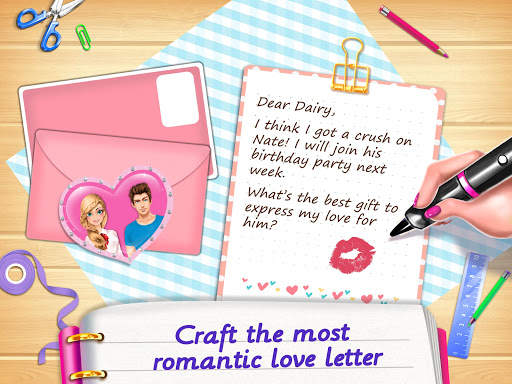 Secret Love Diary! Story Games screenshot 1