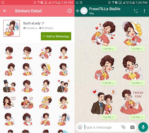 WAStickerApps - Pretty Girl Stickers screenshot 1